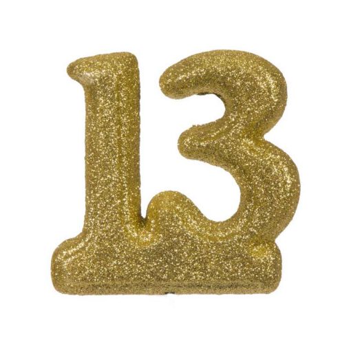 מספר 13 קלקר-זהב 20 ס"מ