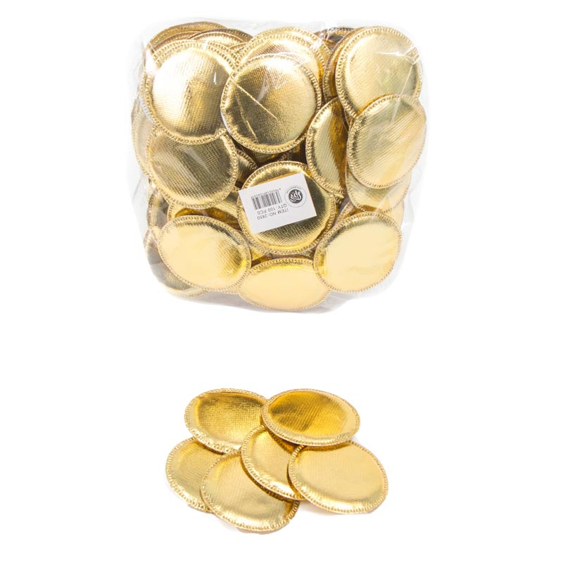 חבילת 100 כריות זהב + מדבקה של חברת דקל