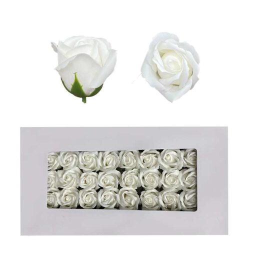 חבילת 50 פרחי סבון -לבן של חברת דקל