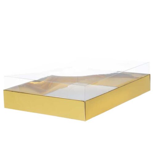 קופסת קרטון זהב מכסה PVC (מכסה נפרד) של חברת דקל