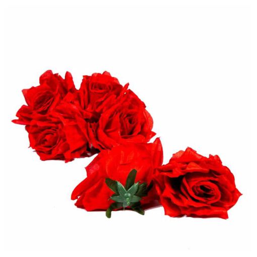 חבילת 6 ורדים פתוחים-אדום של חברת דקל
