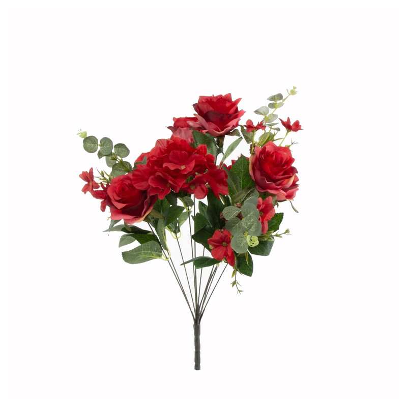 זר ורד פתוח מיקס 11X-אדום
