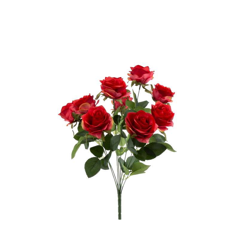 זר ורד פתוח 10X-אדום של חברת דקל