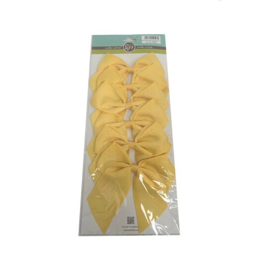 חבילת 6 פפיוני בד-צהוב בננה של חברת דקל