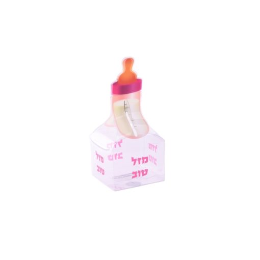 קופסת PVC -בקבוק תינוק ורוד של חברת דקל