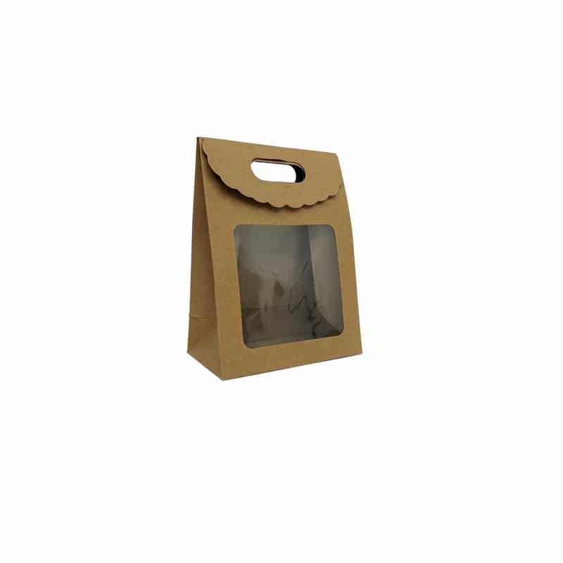שקית נייר קלאפה+חלון-קראפט של חברת דקל בע"מ