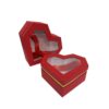 סט 2 קופסאות קרטון לב+חלון-אדום של חברת דקל בע