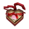 סט 2 קופסאות קרטון לב+חלון-אדום של חברת דקל בע