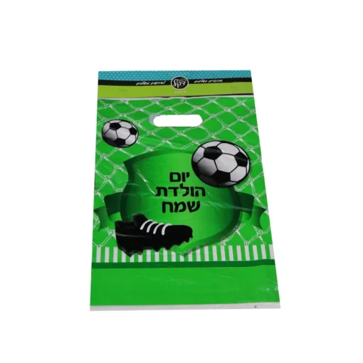 חבילת 10 שקיות ניילון יום הולדת -כדורגל של חברת דקל בע"מ
