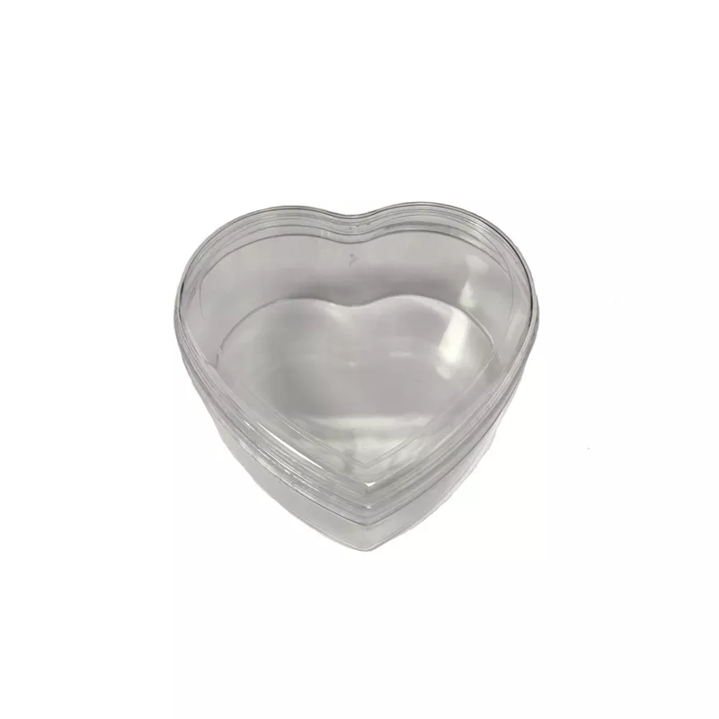 קופסת פלסטיק בצורת לב גדולה של חברת דקל