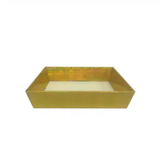 מגש קרטון זהב בינוני של חברת דקל בע"מ