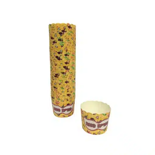 חבילת 40 עטרות קרטון לאפיה- פורים שמח צהוב של חברת דקל בע"מ