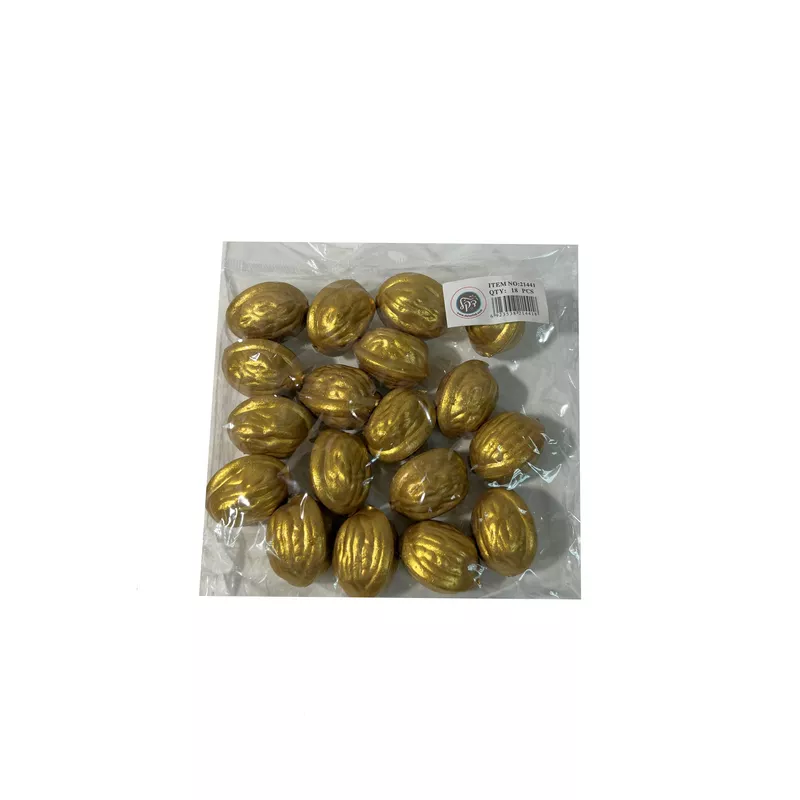 שקית 18 אגוזים פלסטיק -זהב של חברת דקל בע"מ