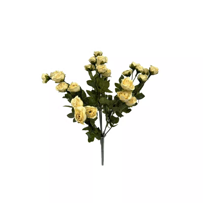 זר ורד סגור מיני 9 ענפים- קרם של חברת דקל בע"מ