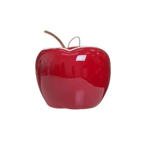 תפוח מקרמיקה קוטר 9.5 גובה 10 ס"מ-אדום של חברת דקל בע"מ