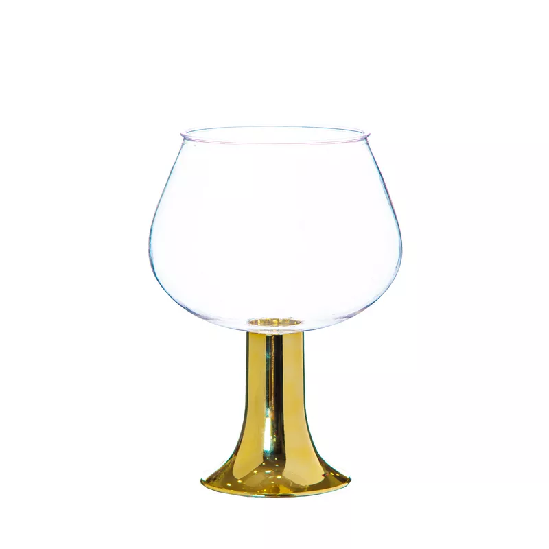 גביע פלסטיק שמפניה על רגל זהב קוטר 18 ס"מ של חברת דקל בע"מ