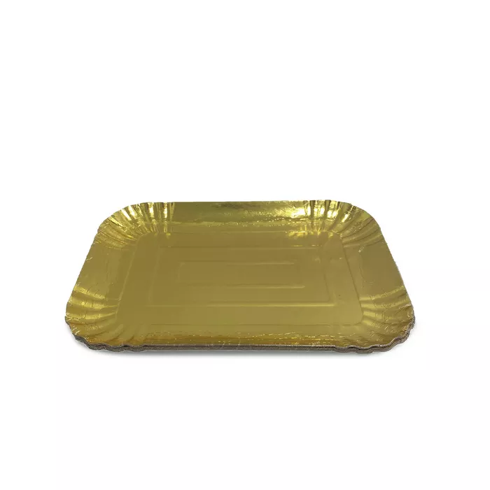 חבילת 3 מגשי קרטון 28/20 ס"מ-זהב של חברת דקל בע"מ