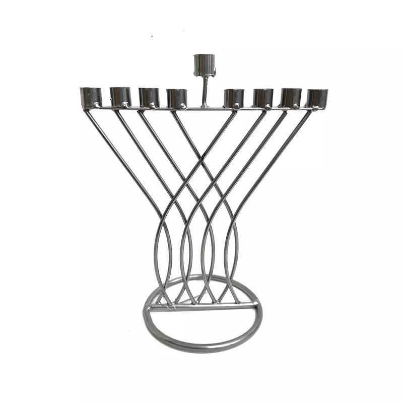 חנוכייה מתכת ג.30 ר.34 ס"מ-זהב של דקל בע"מ