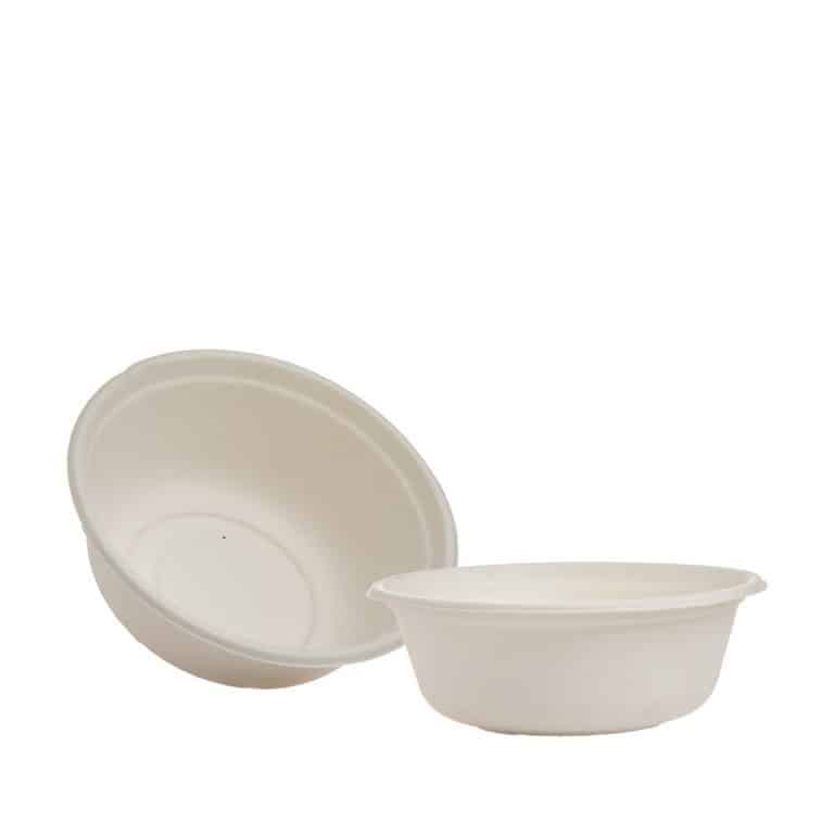 חבילת 10 קערה מתכלה קנה סוכר ק.15.5 ג.5.5 ס"מ 500 מ"ל של דקל בע"מ