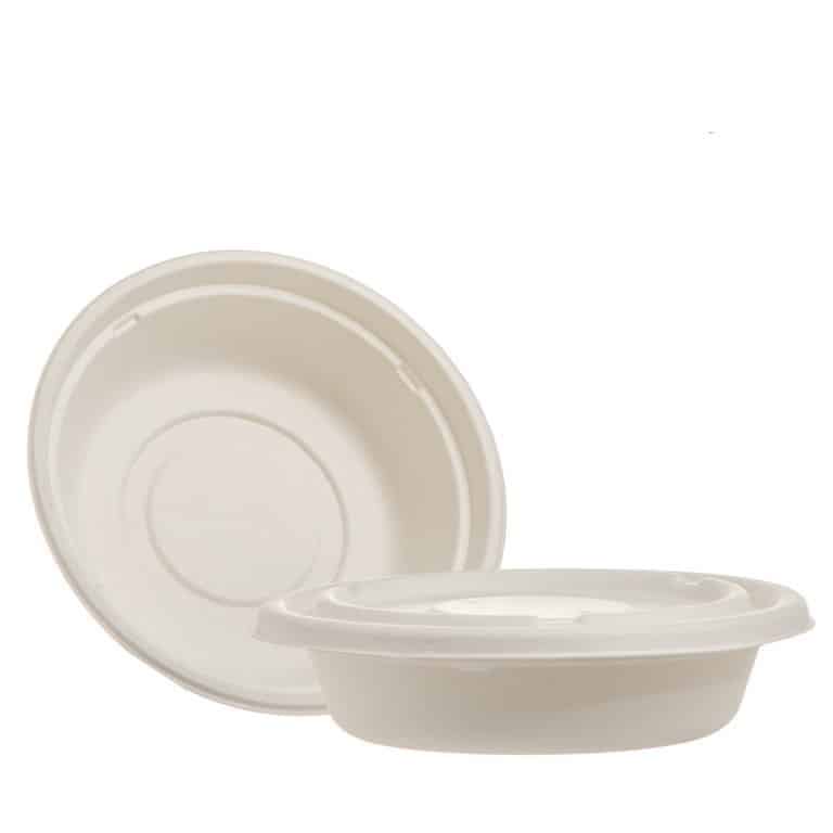 חב' 10 קערה מתכלה קנה סוכר+מכסה ק.20.5 ג.5.2 ס"מ 1000 מ"ל