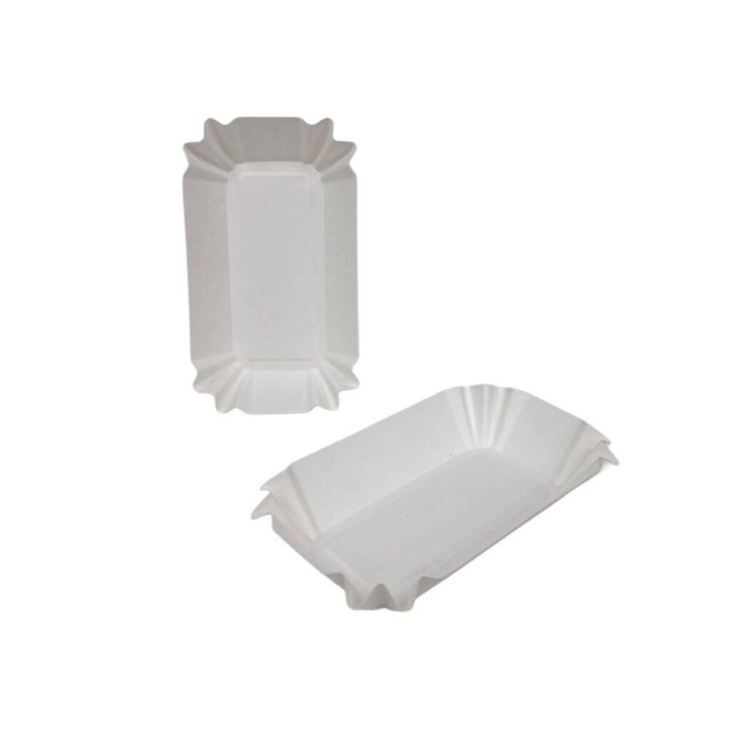 חבילת 25 מגשית מתכלה קנה סוכר מלבני 17*10 ג.3.3 ס"מ של דקל בע"מ