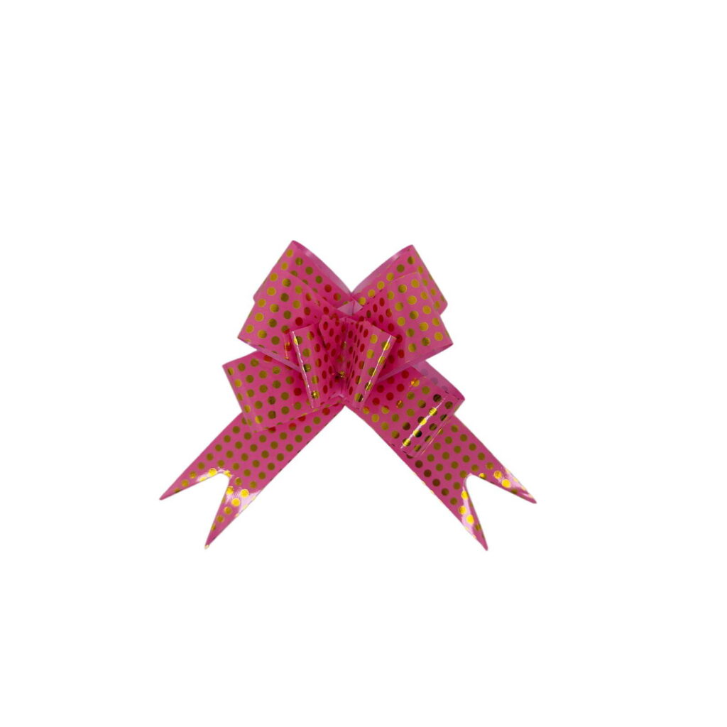 חב' 10 יח' סרט משיכה 2.8 ס"מ מנוקד זהב-ורוד של דקל בע"מ