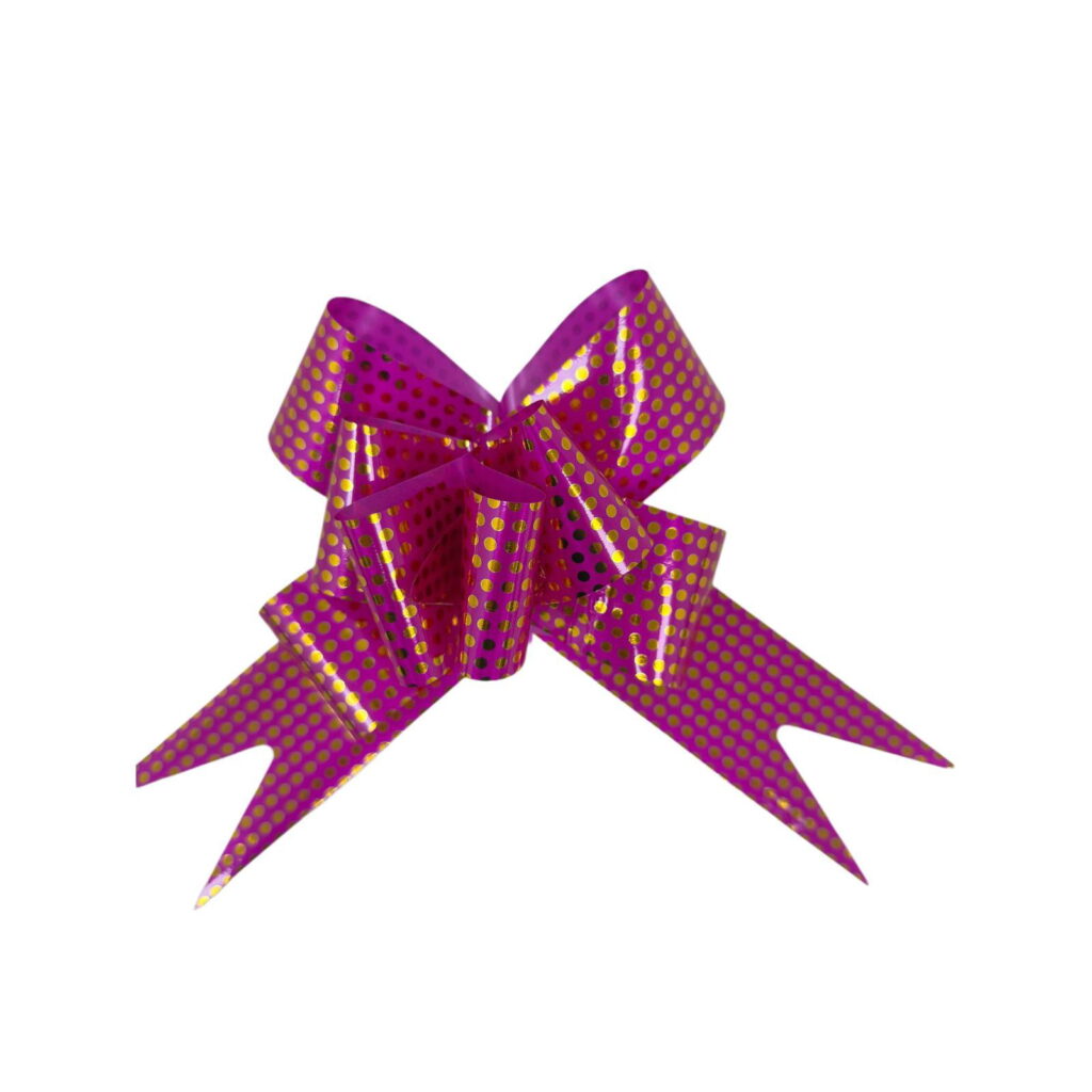 חב' 10 יח' סרט משיכה 4.5 ס"מ מנוקד זהב-ורוד פוקסיה של דקל בע"מ