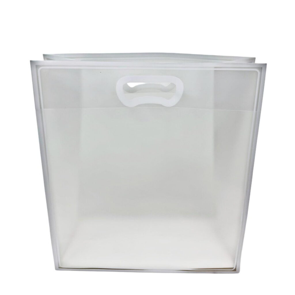 12 שקוית פלסטי שקוף מט 36*30*12 ס"מ-קצבות לבנים של דקל בע"מ