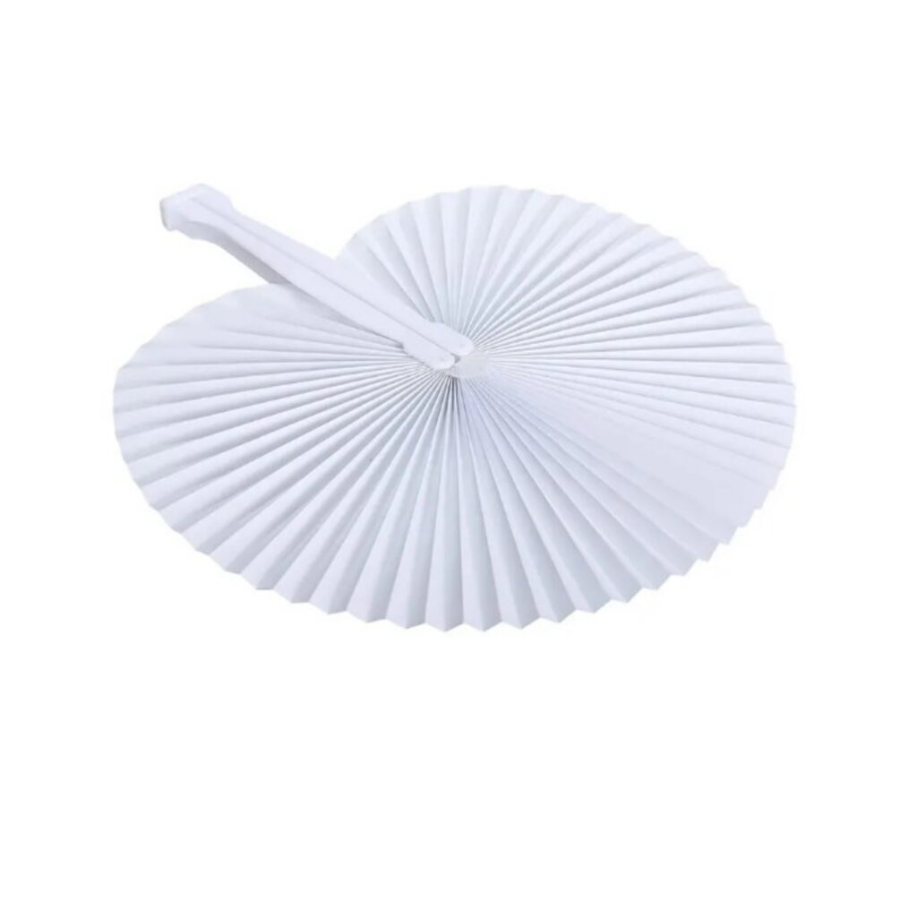 חבילת 12 מניפות נייר מתקפלת קוטר 22 ס"מ של דקל בע"מ