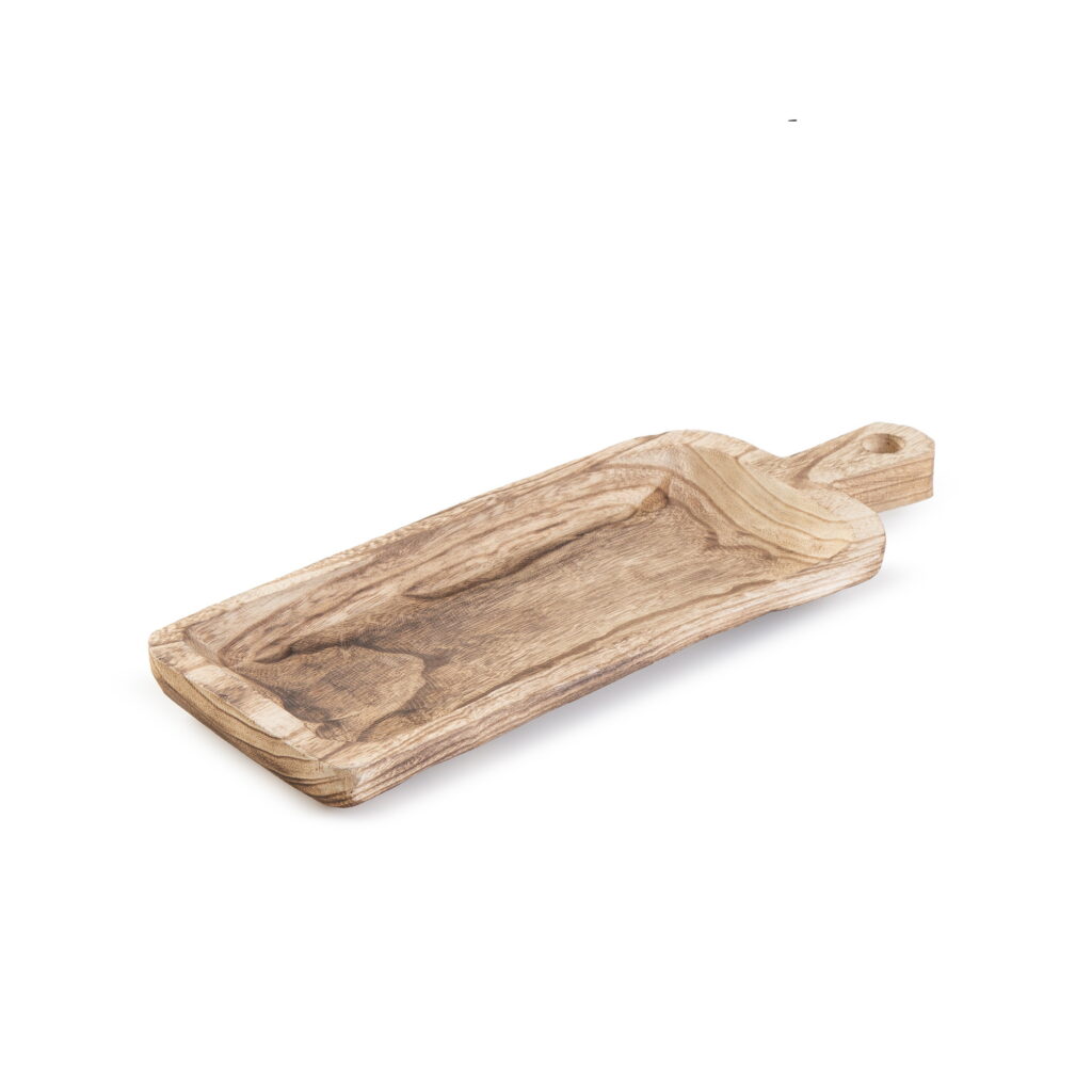 מגש עץ ידית 48*18.5*4 ס"מ של דקל בע"מ