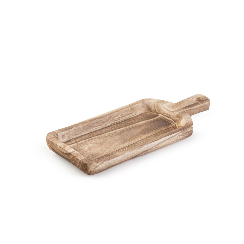 מגש עץ ידית 43*17.5 *4 ס"מ של דקל בע"מ