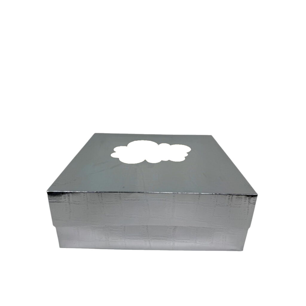 קפ' קרטון +חלון 28/26/9.5 ס"מ-דמוי עור זהב מיטאלי של דקל בע"מ