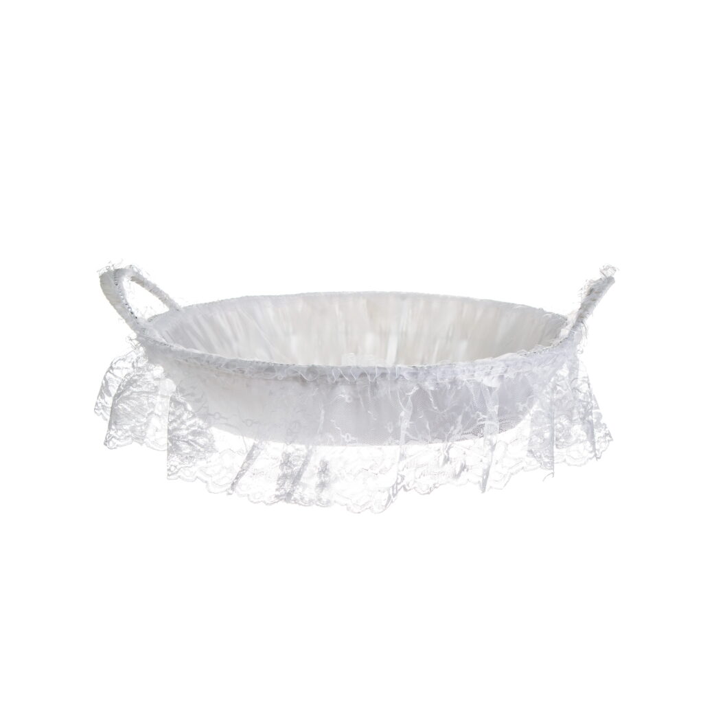 סלסלה עגולה ציפוי בד ק.42 ג.9 ס"מ של דקל בע"מ