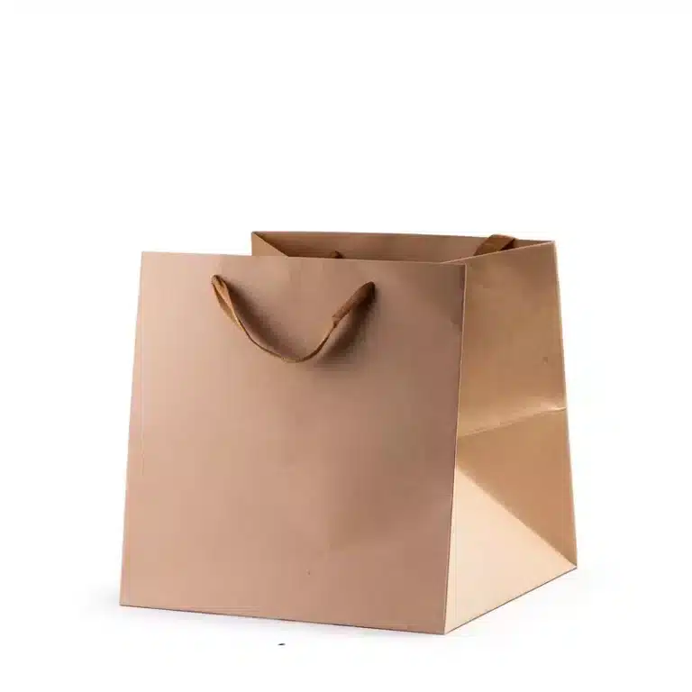 שקיות נייר חומות קשיחות לעוגה