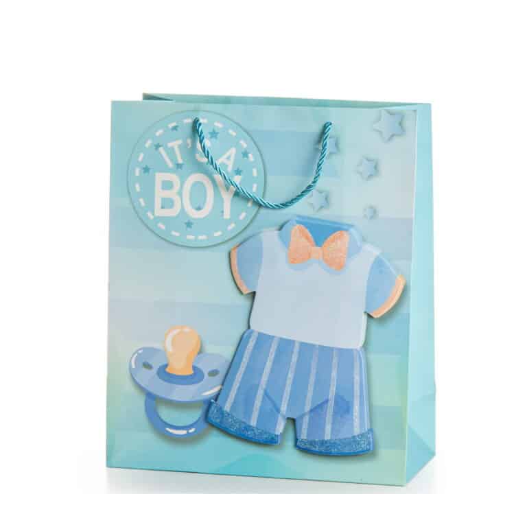 שקיות נייר גובה 32 ס"מ בגד תינוק